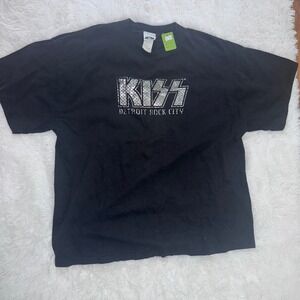 Vintage Vinyl KISS Detroit Rock City Graphic T-Shirt Mens XL Black 2005